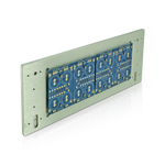 Two snapped cap boards mounted side by side on the faceplate of a 4U Deluxe Chassis.  This configuration saves a lot of space on the chassis floor.