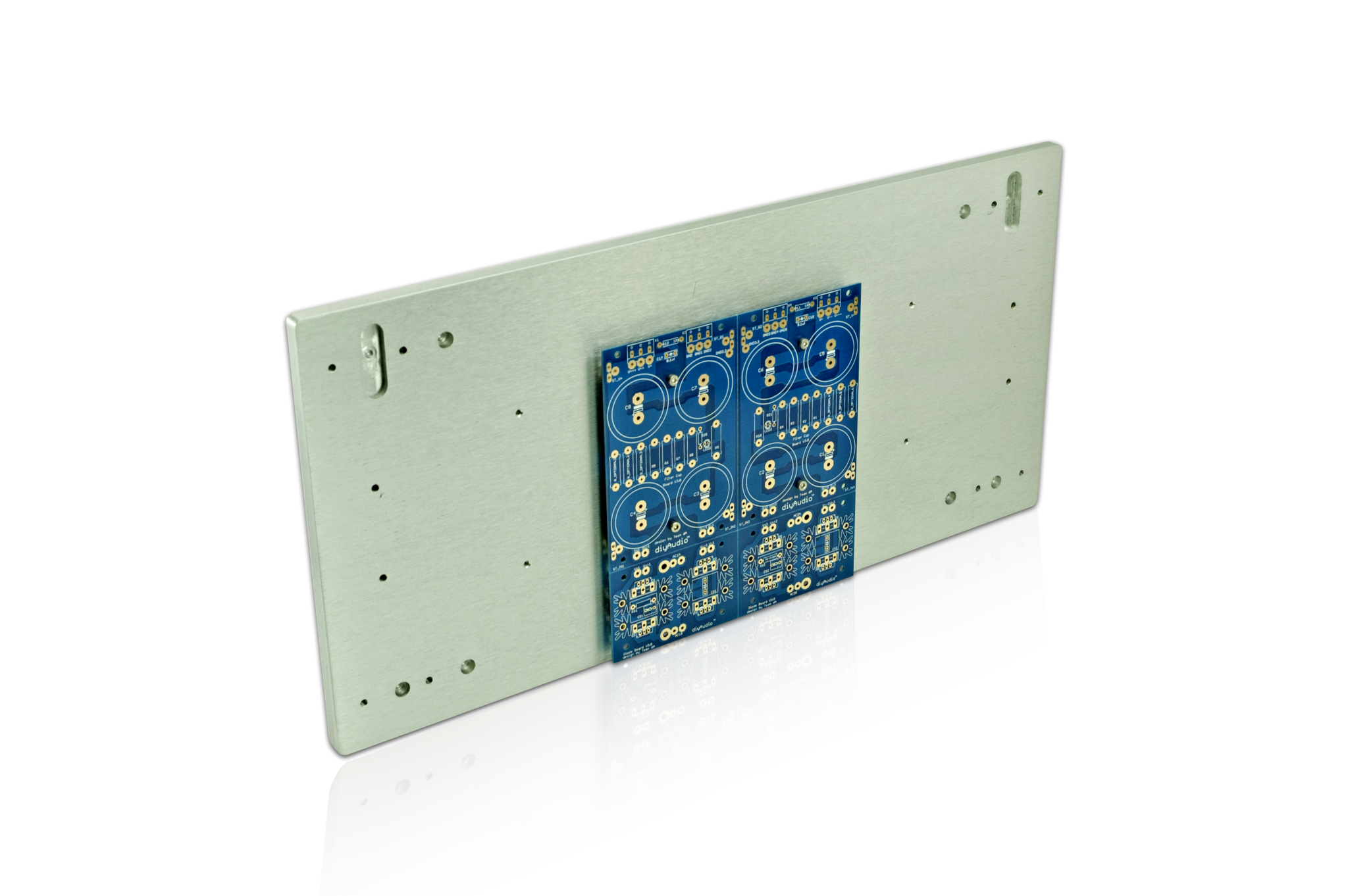 An un-snapped board on the front of a 5U. Not recommended but it's possible.