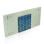 An un-snapped board on the front of a 5U.  Not recommended but it's possible.