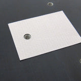 Keratherm applied to a heatsink, ready for a transistor to be mounted on top