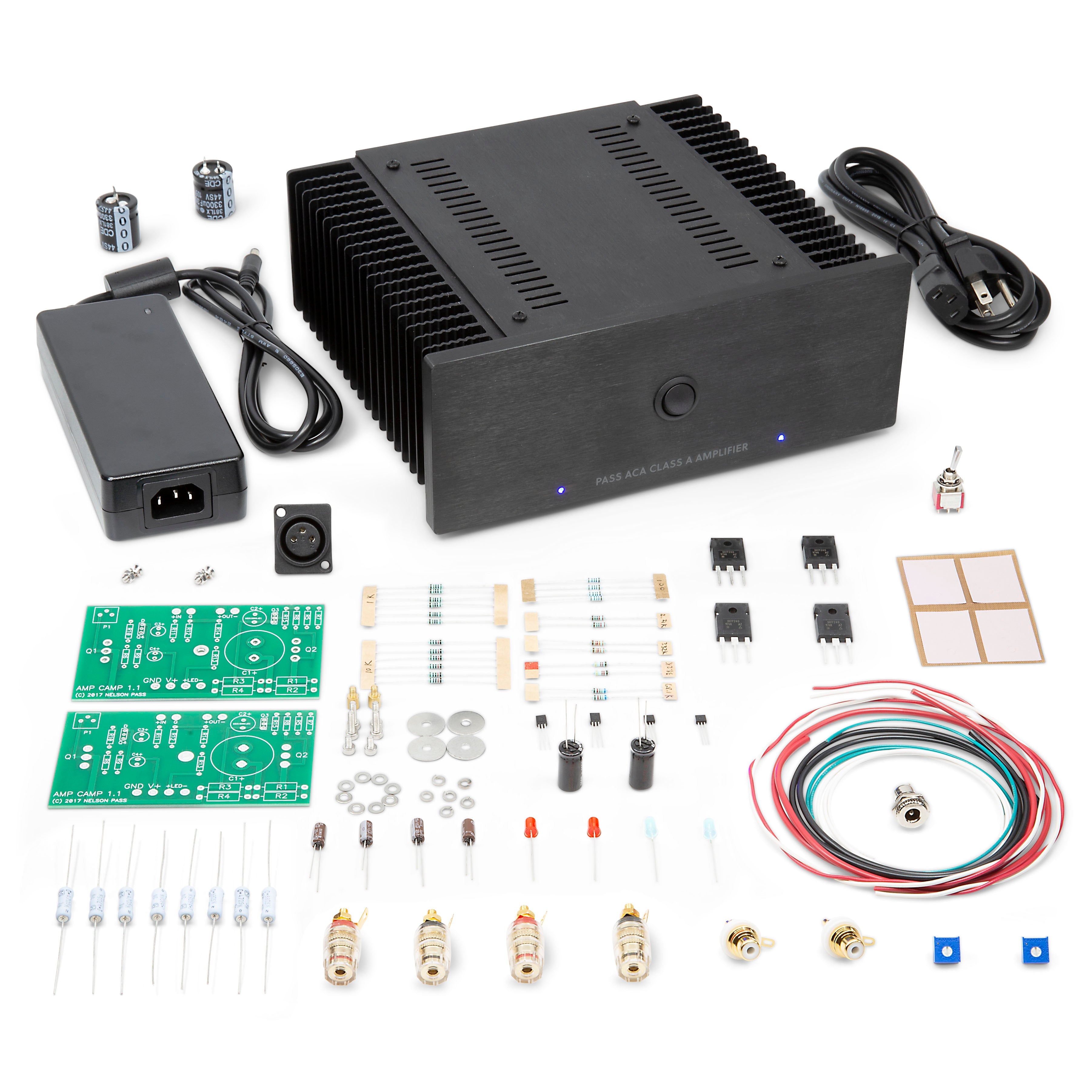 This is what you will receive if you order the complete kit and choose the black faceplate option with a power switch cutout