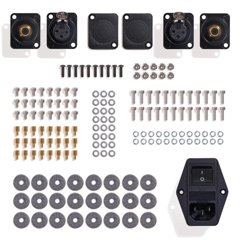 Back Panel Parts and Mounting Accessories for the diyAudio 2025 Deluxe Chassis