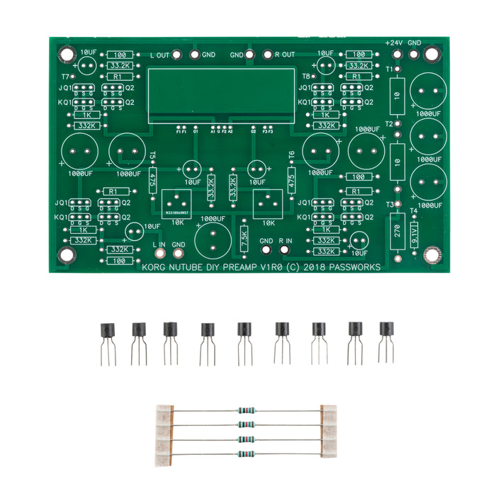 B1 with Korg Triode (B1K) Preamplifier PCB + Fairchild JFETs