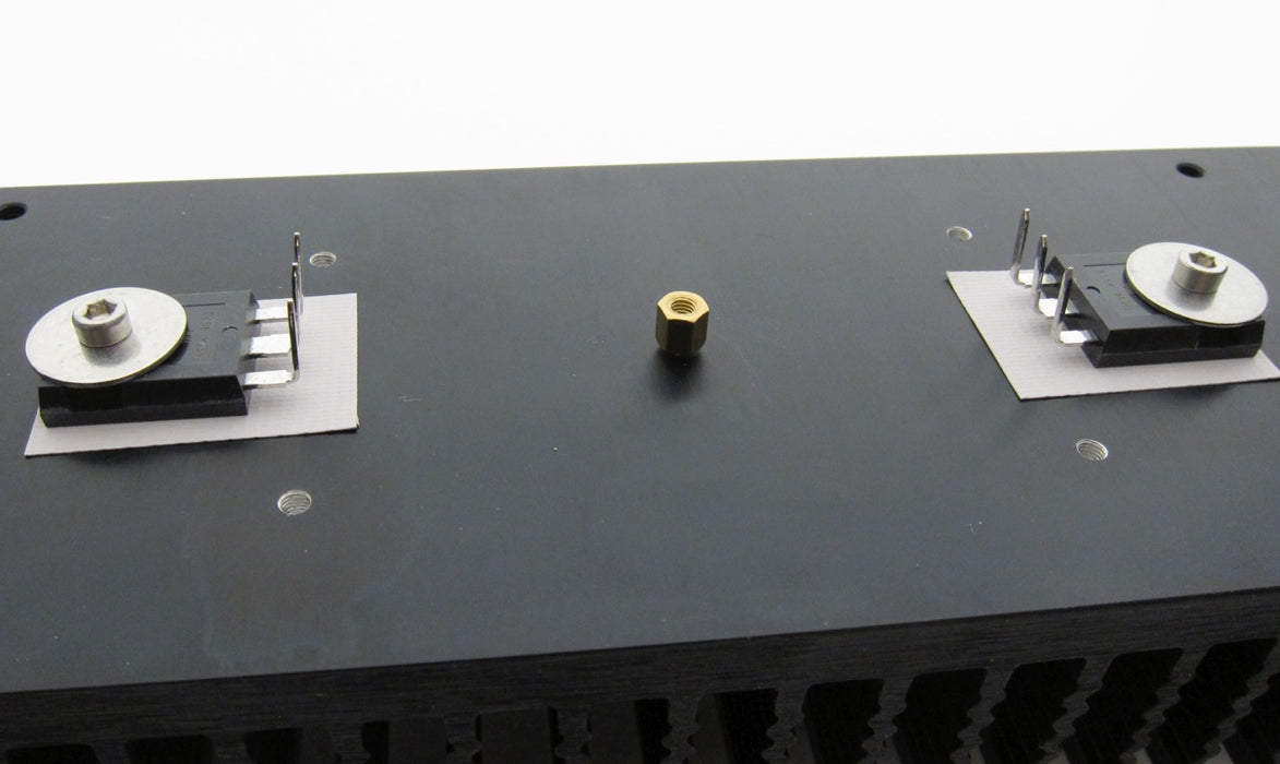 Transistors mounted using Keratherm